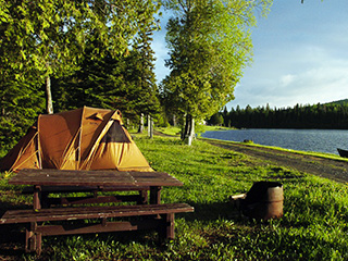Campground at réserve faunique de Rimouski - Bas-Saint-Laurent