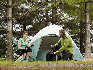 Campground at Parc national de Plaisance - Outaouais