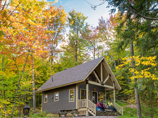 Cabins at parc national du Mont-Orford