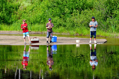 Pond fishing