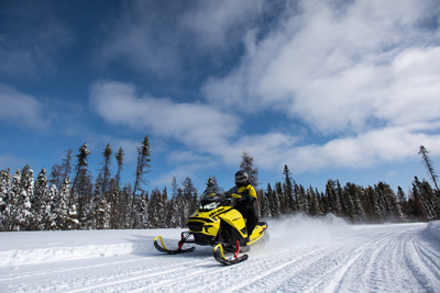 Snowmobiling in Abitibi-Témiscamingue