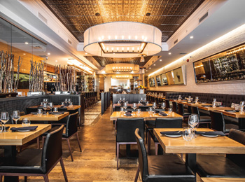 Dining room at the Chez Boulay bistro