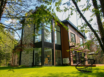 Outside view of the Zenith cottage.