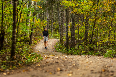 Fall camping and outdoor activities at Parc national du Mont-Tremblant